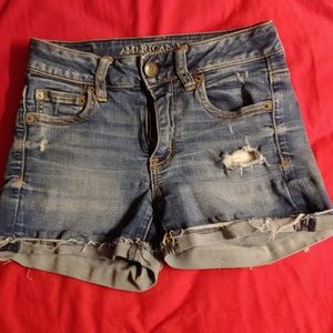 American eagle superstretch shorts